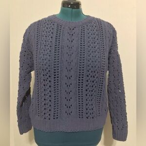 Woven sweater